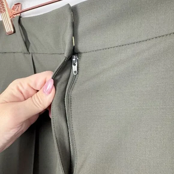 VERONICA BEARDNEW Jensen Pants in Loden Dark Green Women’s Size 8